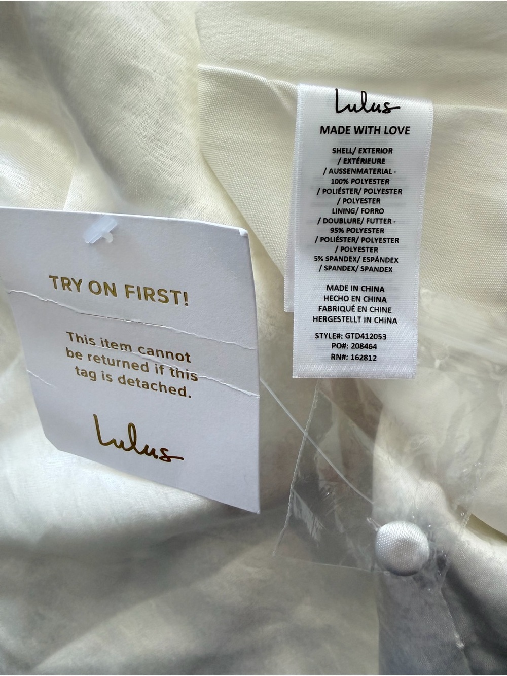 Lulus NWT “Meliana” White Satin Halter Backless Maxi Hi-Lo Dress. Size Small. - Picture 5 of 13